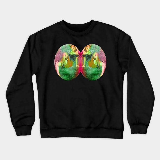 Pin Up Crewneck Sweatshirt by Gigiart